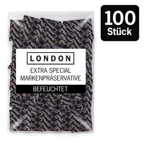 London, London - Extra Special Kondom - Transparent - Latex - 100 Stück