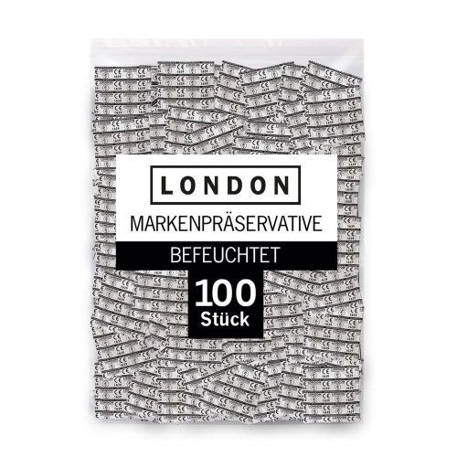London, London - Q600 Feucht, 100 Stück, Transparent