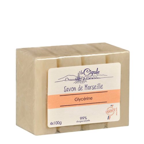 LA CIGALE, LA CIGALE Marseilleseife Glyzerin (4x100g)