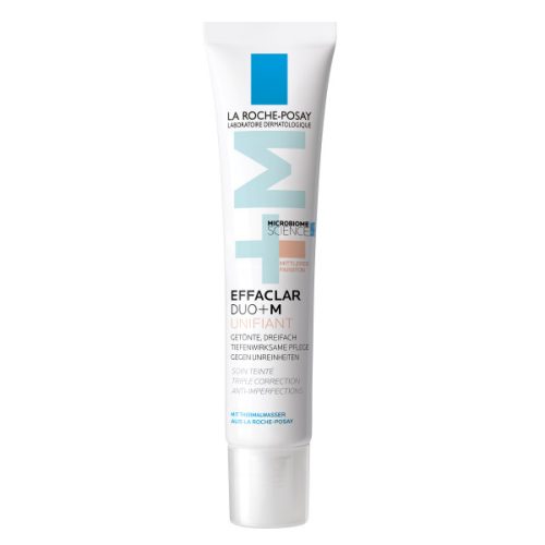 La Roche Posay, La Roche Posay - Dreifach tiefenwirksame getönte Gesichtspflege für zu Akne neigende Haut, Effaclar Duo+M Unifiant, 40 ml, Mittel