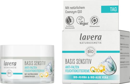 Lavera, Lavera Basis Sensitive Anti-Falten Feuchtigkeitscreme Q10