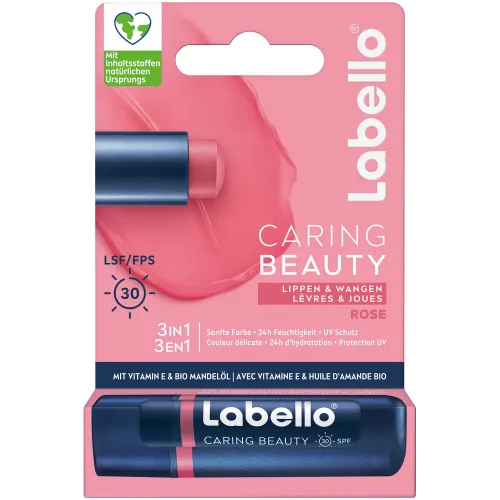 Labello, Labello Caring Beauty Rose (4.8 g)