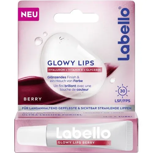 Labello, Labello Glowy Lips Berry Tinted LSF30 (10ml)