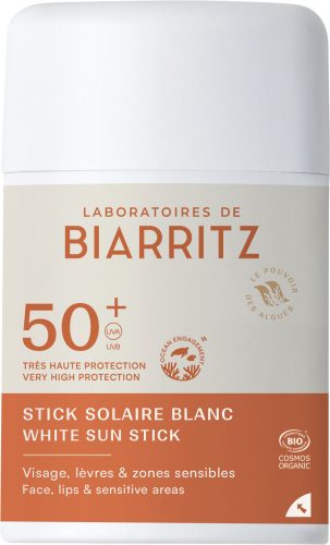 Biarritz, BIARRITZ Bio Sonnenstick LSF 50+, Sport, Weiss (12g)