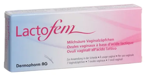 Lactofem, Lactofem Milchsäure Vaginalzäpfchen (7 Stk)