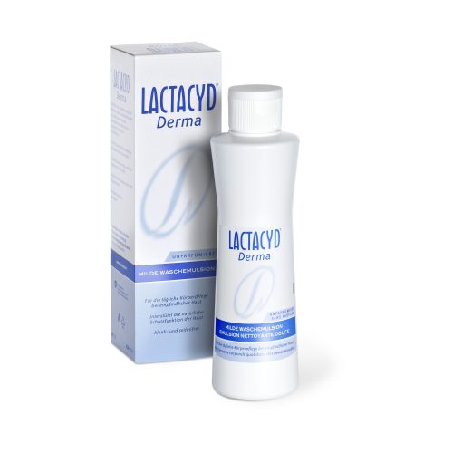 Lactacyd, Lactacyd Derma milde Waschemulsion, unparfümiert (250ml)