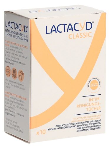 Lactacyd, Lactacyd Intimpflegetücher Intimpflege