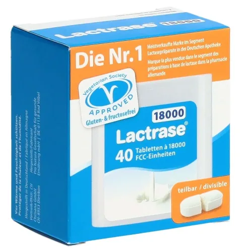 Lactrase, Lactrase 18.000 FCC Tabletten (40 Stk)