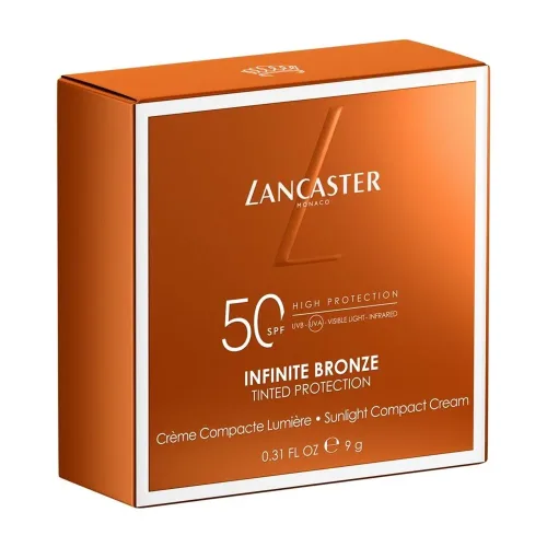 Lancaster, Lancaster Infinite Bronze Tinted Protection Sunlight Compact Cream LSF50 Foundation 9 g