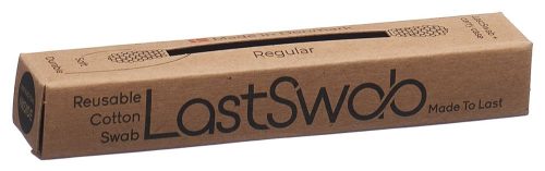 LastSwab, LastSwab Basic Wiederverwendbares Wattestäbchen Schwarz (1 Stk)