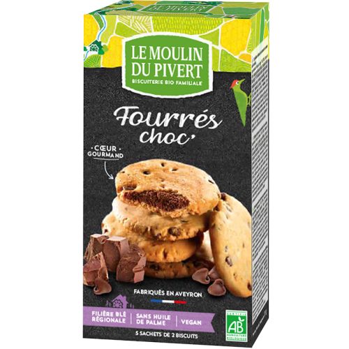 LE MOULIN DU PIVERT, LE MOULIN DU PIVERT Cookies Fourrés Choc (175 g)