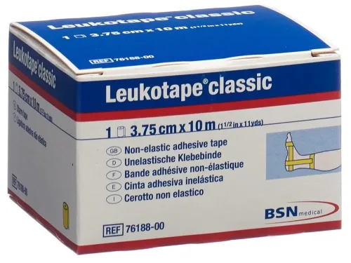 Leukotape, Leukotape classic Pflasterband gelb (10m x 3.75cm)
