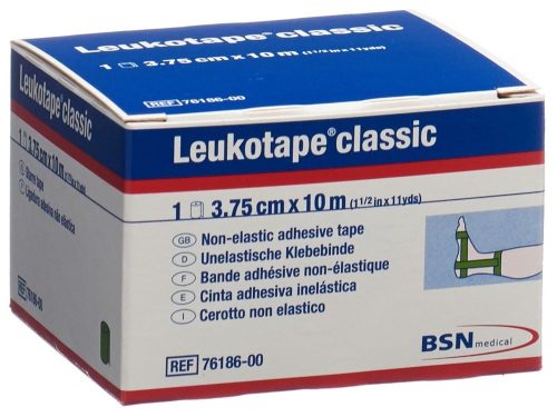 Leukotape, Leukotape classic Pflasterband 10mx3.75cm grün (1 Stück)