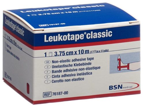 Leukotape, Leukotape classic Pflasterband rot (10m x 3.75cm)