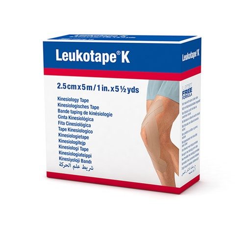 Leukotape, Leukotape K Pflasterbinde hautfarbe (5m x 2.5cm)