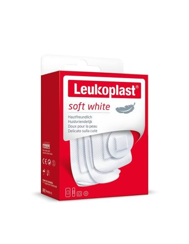 Leukoplast, Leukoplast soft white Wundpflaster, 4 Grössen (30 Stk)