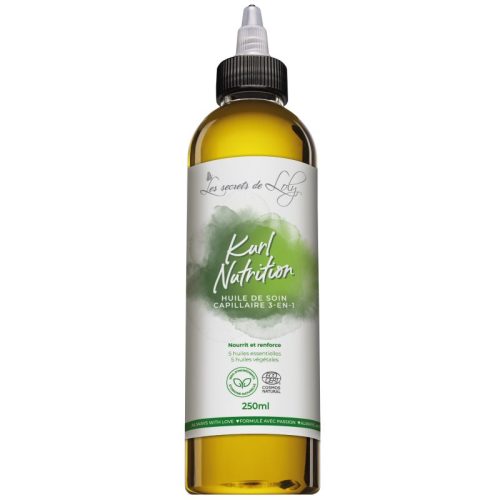 Les secrets de Loly, Les secrets de Loly Kurl Nutrition Huile de Soin Capillaire 3-en-1 250 ml