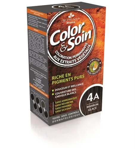 Color & Soin, Color & Soin Coloration 4A, Eisbraun (135ml)