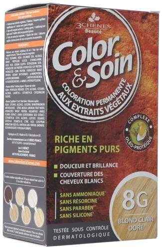 Color & Soin, Color & Soin Coloration 8G, Hellgoldblond (135ml)