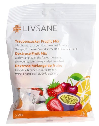 Livsane, Livsane Traubenzucker Frucht Mix (28 Stk)