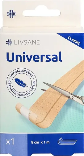 Livsane, Livsane Classic Universal Pflaster, 8cmx1m (1 Stk)