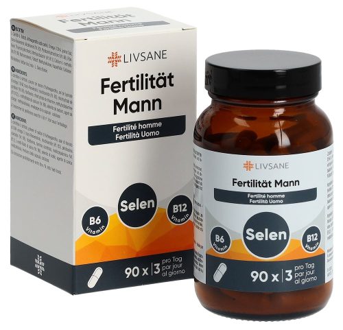 Livsane, Livsane Fruchtbarkeit Mann - mit Selen, B6, B12 und DHA