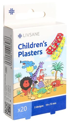 Livsane, Livsane Kinderpflaster Funny Animals (20 Stk)