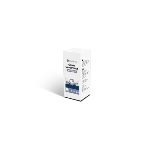 Livsane, Livsane unsterile Mullkompresse, 5x5cm (100 Stk)