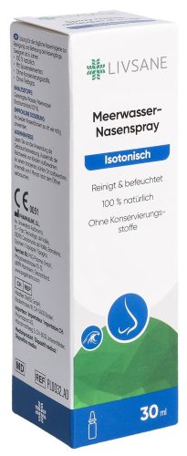 Livsane, Livsane Nasenspray isotonisches Meerwasser (30ml)