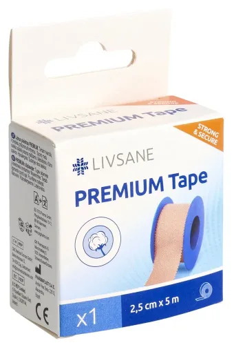 Livsane, Livsane Premium Fixierpflaster, 2.5cmx5m (1 Stk)
