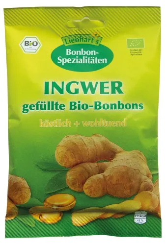 Liebhart's Gesundkost, Liebhart's Bio-Bonbons Ingwer (100g)