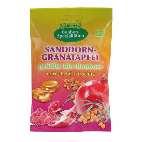 Liebhart, LIEBHART Bio Bonbons Sanddorn Granatapf 100 g