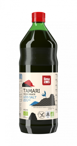 Lima, Lima Tamari Sojasauce 25% weniger Salz (500ml)
