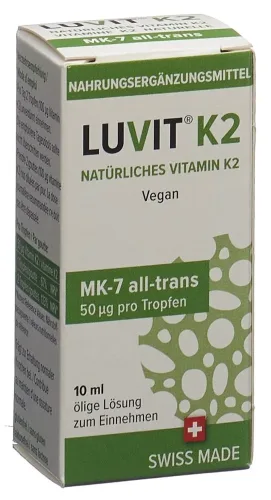 LUVIT, LUVIT K2 Natürliches Vitamin K2 Tropfflasche (10ml)