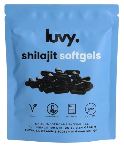 luvy, luvy. Shilajit Softgels (100 Stk)