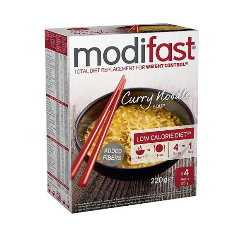 Modifast, MODIFAST Nudelsuppe Curry 4 x 55 g