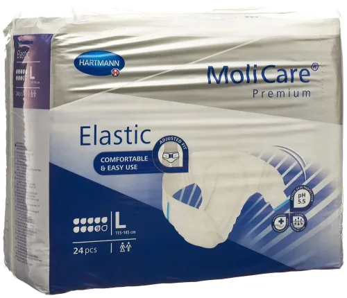 MoliCare, MoliCare Premium Elastic 9 Tropfen Gr. L (24 Stk)