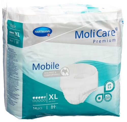 MoliCare, MoliCare Mobile Pants, 5 Tropfen, Hüftumfang 130-170cm (14 Stk)