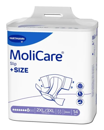MoliCare, MoliCare Slip +SIZE, Taille 175-245cm, Stärke 8 (14 Stk)