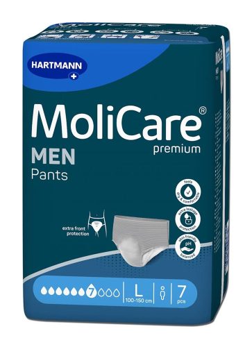 MoliCare, MoliCare Premium Men Inkontinenz-Pants, Taille 100-150cm, Stärke 7 (7 Stk)