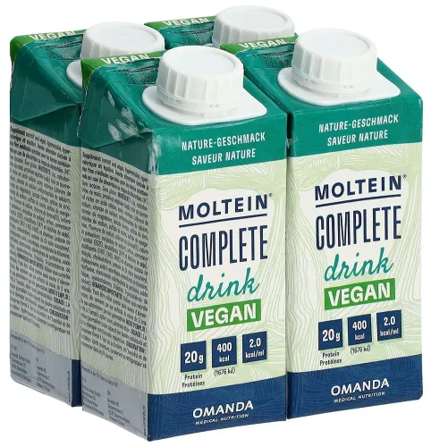 Moltein, MOLTEIN Complete Drink vegan nature (4x200ml)