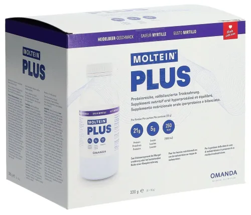 Moltein, MOLTEIN PLUS 2.5 Heidelbeere (6x50g)