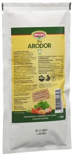 morga, morga Arodor Streuwürze Bio Knospe Beutel (80g)