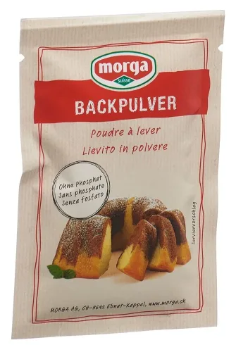 morga, morga Backpulver ohne Phosphat (22g)