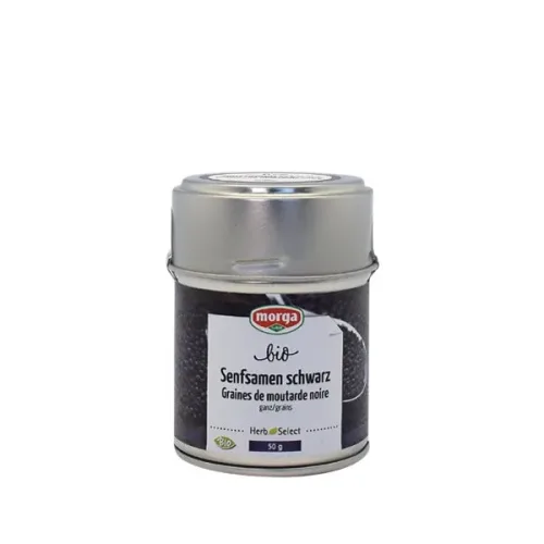 morga, morga Senf schwarz ganz Bio (75g)