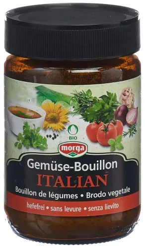 morga, morga Gemüse Bouillon hefefrei Italian Bio Knospe (200g)