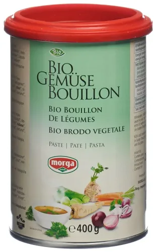 morga, morga Gemüse Bouillon Paste Bio Dose (400g)