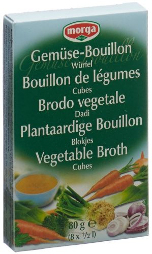 morga, morga Gemüse-Bouillon Würfel (8 Stk)