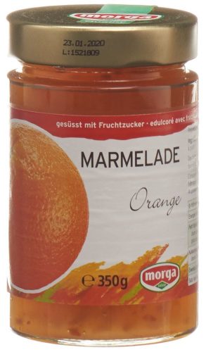 morga, morga Orangen-Marmelade mit Fruchtzucker (350g)