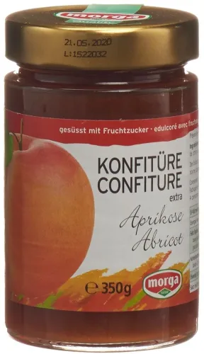 morga, morga Aprikosen Konfi mit Fruchtzucker (350g)